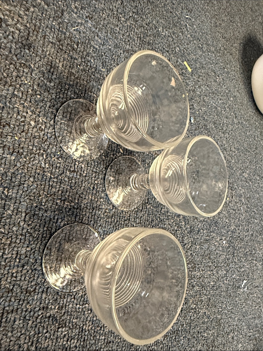 Clear Glass Dessert Coupe - Set of 3